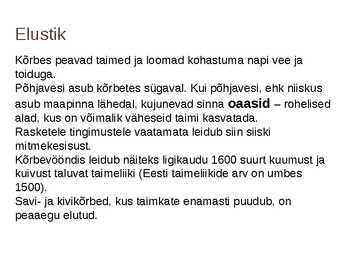 Kõrbed #7