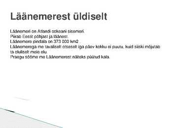 Läänemere keskkonnaprobleemid #2