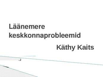 Läänemere keskkonnaprobleemid
