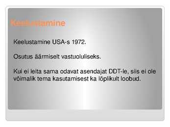 DDT ehk diklorodifenüültrikloroetaan #13
