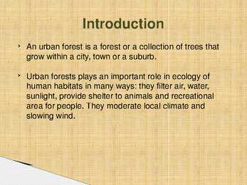 Urban Forestry #3