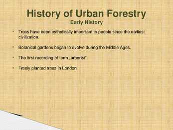 Urban Forestry #4