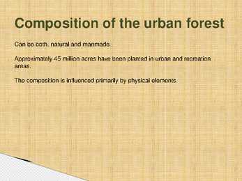 Urban Forestry #7