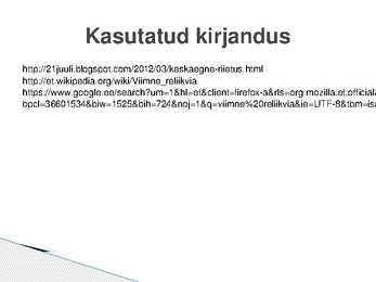 Viimne reliikvia #12