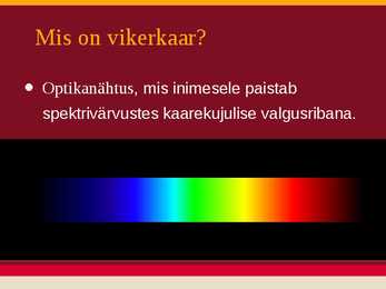 Kuidas tekib vikerkaar #2