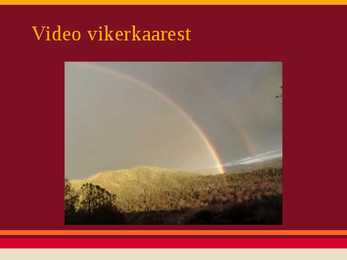Kuidas tekib vikerkaar #5