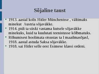 Adolf Hitleri esitlus #4