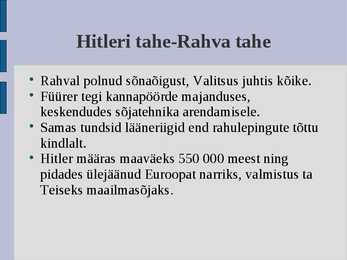 Adolf Hitleri esitlus #10