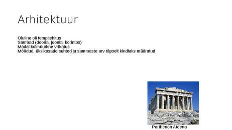 Arhitektuur läbi aegade #18