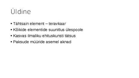 Arhitektuur läbi aegade #47