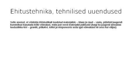 Arhitektuur läbi aegade #86