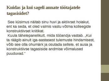 Küsimused-mida esitada tööandjale #5