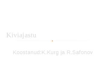 Kiviajastu