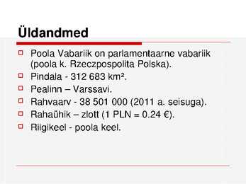 Poola esitlus #2