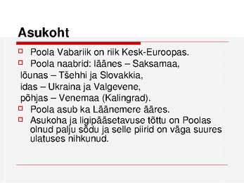 Poola esitlus #3