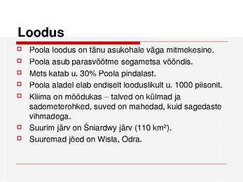 Poola esitlus #6