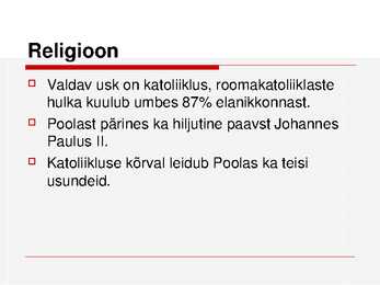 Poola esitlus #10