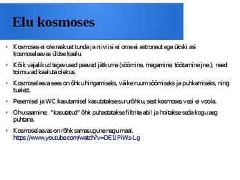 Kosmosekatsed ja Kuu #9