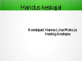 Haridus keskajal