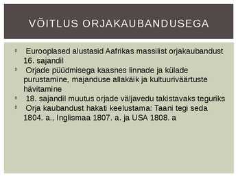 Aafrika #2