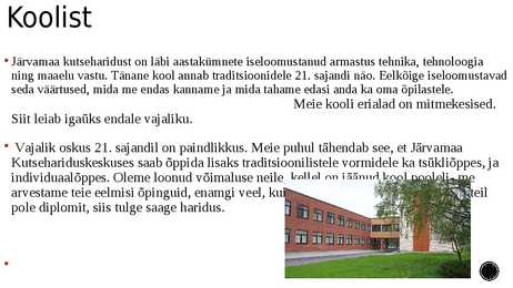 Järvamaa Kutsehariduskeskuse #2