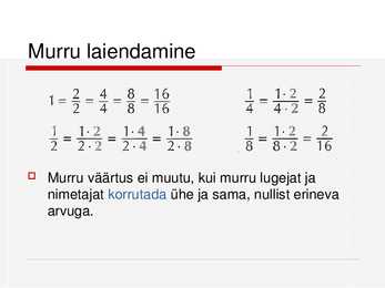 Harilikud murrud #13
