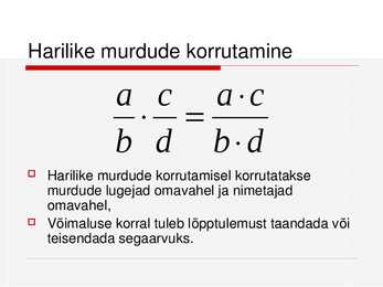 Harilikud murrud #27