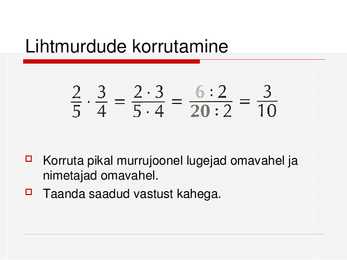 Harilikud murrud #28