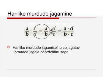 Harilikud murrud #33