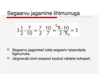 Harilikud murrud #36