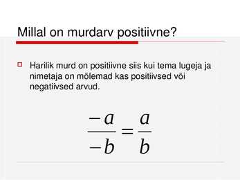 Harilikud murrud #42
