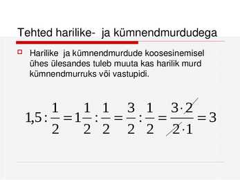 Harilikud murrud #43