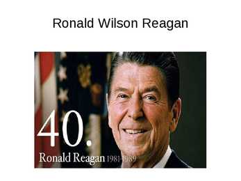 Ronald Reagan