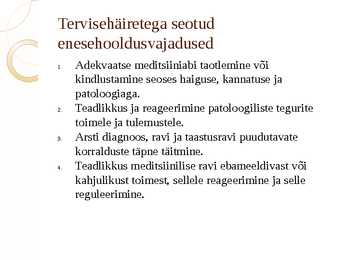 Dorothy Orem’i enesehooldusteooria #11