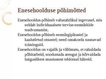 Dorothy Orem’i enesehooldusteooria #6