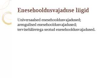 Dorothy Orem’i enesehooldusteooria #8