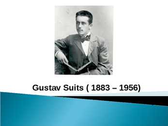 Gustav Suits Elu ja looming