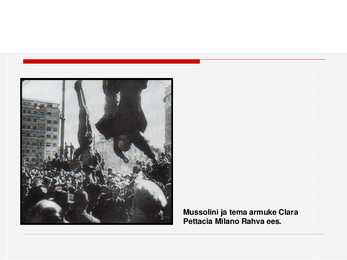 Benito Mussolini Esitlus #9