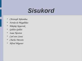Geograafia kui teadus #2
