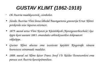 Gustav Klimt #2