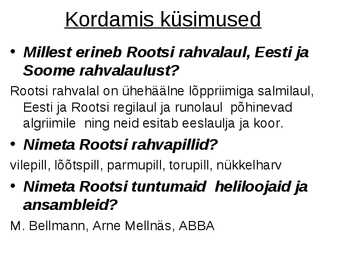 NORRA MUUSIKA #14