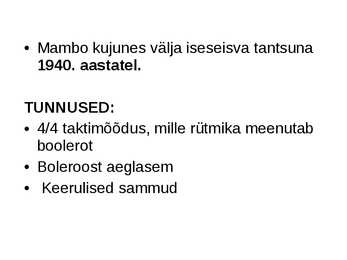 KUUBA TANTSUD #5