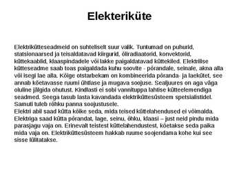 Elektriküte #2