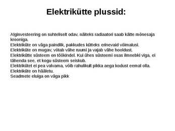 Elektriküte #3