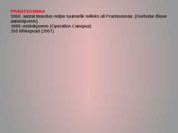 Tuumarelvastus praegu ja tuumariigid #9