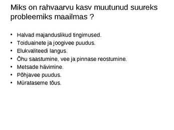 Maailma rahvaarv ja selle muutumine #19