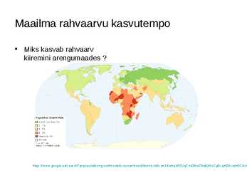 Maailma rahvaarv ja selle muutumine #6
