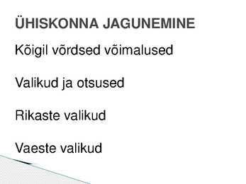 Üksikisik ja majandus #2