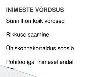 Üksikisik ja majandus #3