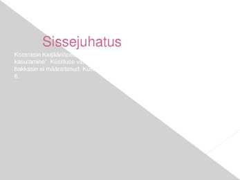 Tänavaküsitlus arvuti kasutamine powerpoint #2